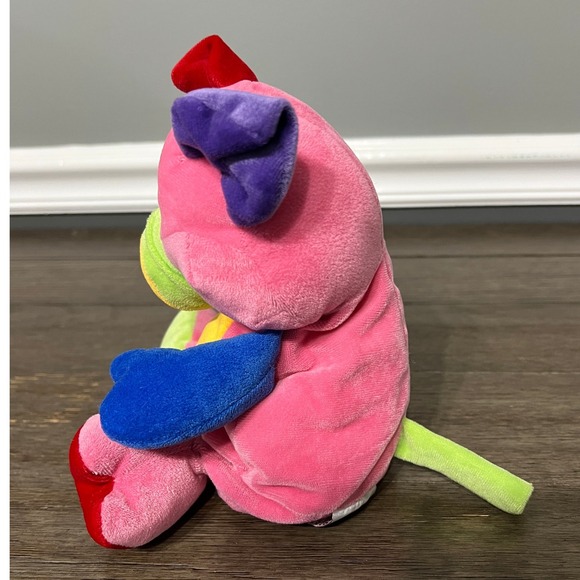 Vintage 2005 Ty Pluffies Love To Baby Pig 10" Pink Plush Stuffed Animal - Picture 2 of 6